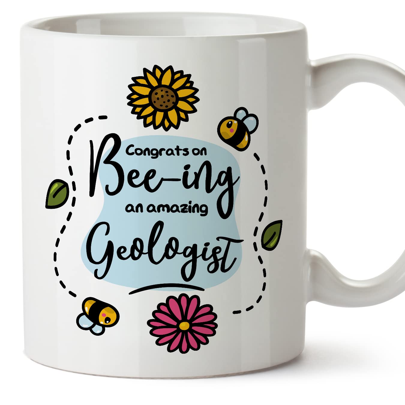 MUGFFINS Geologist Mug - in English - Thanks for Beeing Amazing - Funny Gift for Colleagues - Ceramic 11oz Mug — image 1