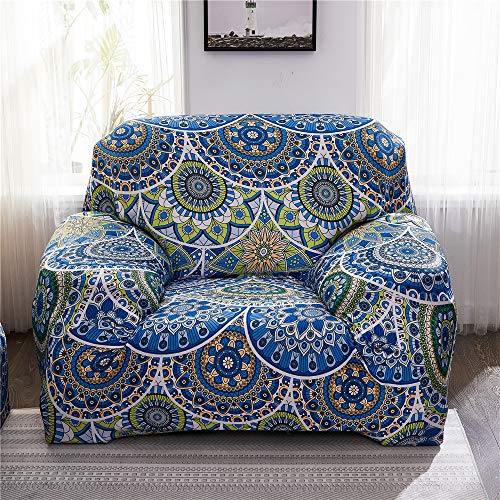 Youjoy Funda para Sofá Estampada Chaise Longue - Funda de Sofá Elástica Estilo L Necesita Comprar 2 Piezas (1/2/3/4 Plazas)