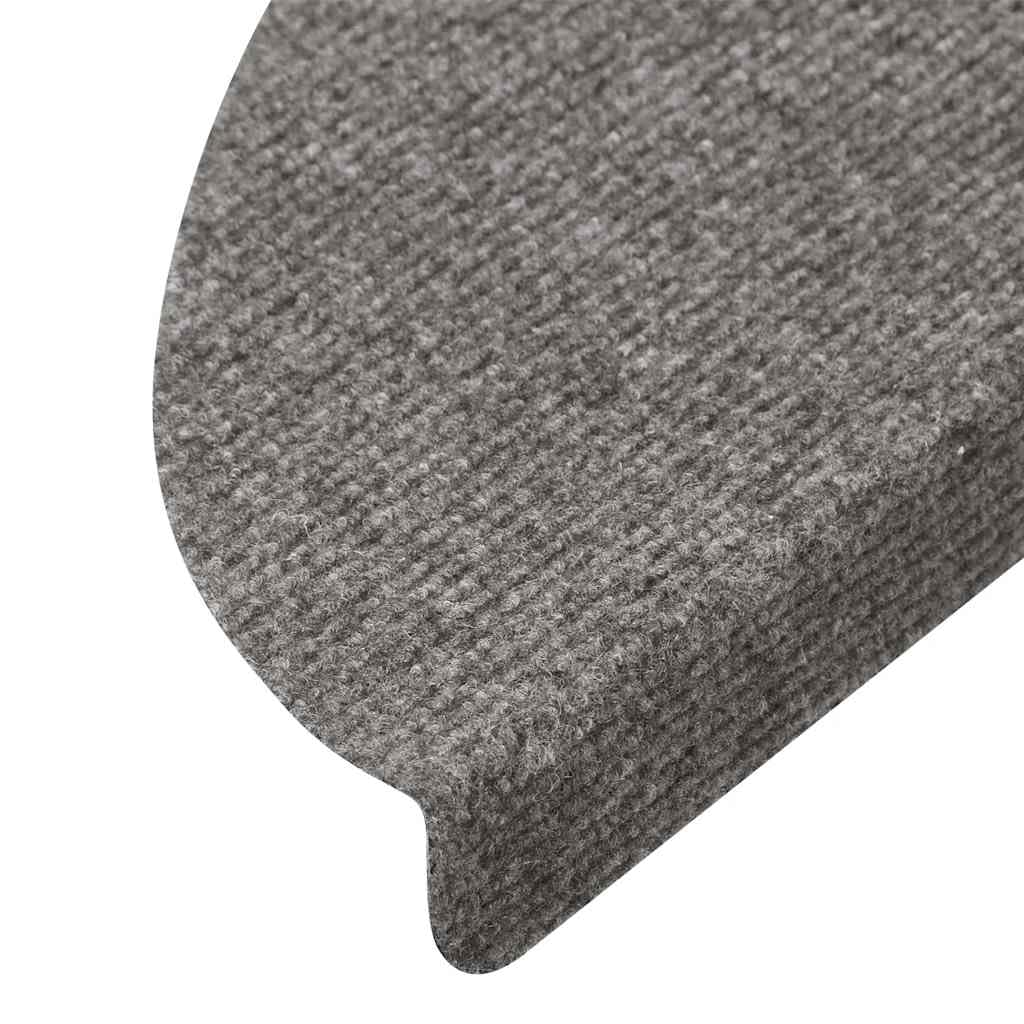 Tidyard Tapis d'escalier Auto-adhésifs 30 pcs Gris 56x17x3 cm, Tapis Escalier Tapis de Sécurité pour Sol Protection, Aînés et Animaux