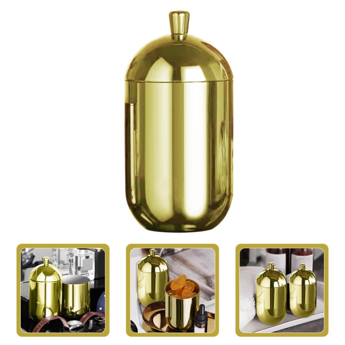 Didiseaon Wiederbefüllbare Aromaflasche aus Edelstahl mit Diffusorfunktion und Deckel Leere Duftölflasche als Tischdiffusor und Dekoratives Aromatherapie Behälter