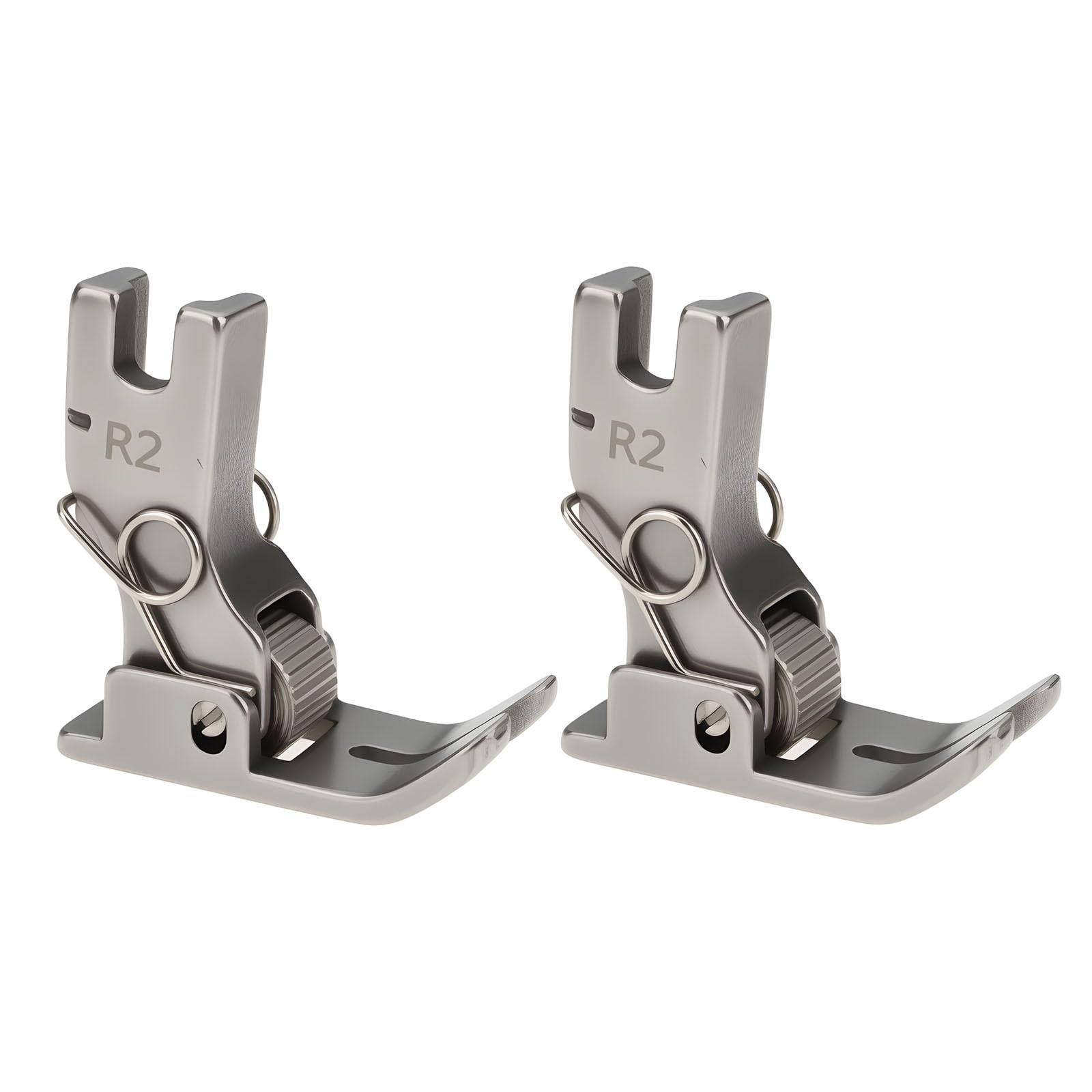 AS Axis Spindleon 2PCS Industrial Sewing Machine Roller Presser Foot R2 Compatible with Most Industrial Flat Bed Sewing Machines