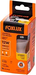 Lâmpada LED Bulbo Foxlux – 12W – 3000K – Luz Amarela – 1080 lm – Base E-27 – Bivolt – Vida média: 25.000h request change Lâmpada LED Bulbo 12W 3000K Bivolt - Luz Quente
