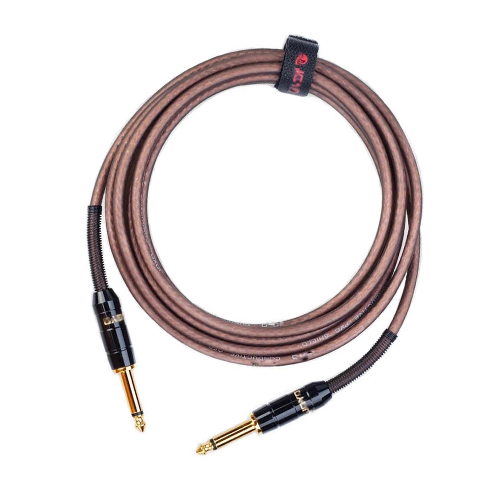 Zestaw Kabli Gitarowych Kabel Z Redukcją Szumów Gitarowych Wtyczką 6.35 Mm. Akcesoria Do Instrumentów Muzycznych
