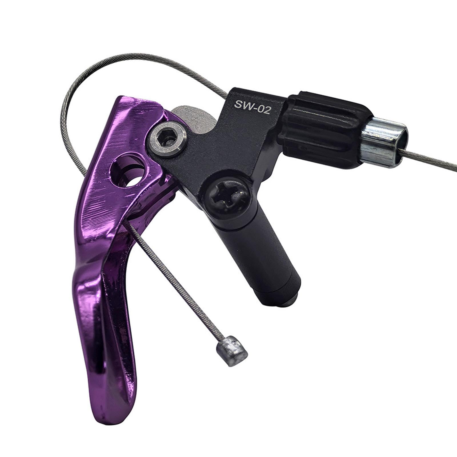 kowaku Bike Seatpost Dropper Remote Control Lever Seatpost Remote Lever Shifter for 22.2mm Handlebars Supplies for Cycling Outdoor, Purple