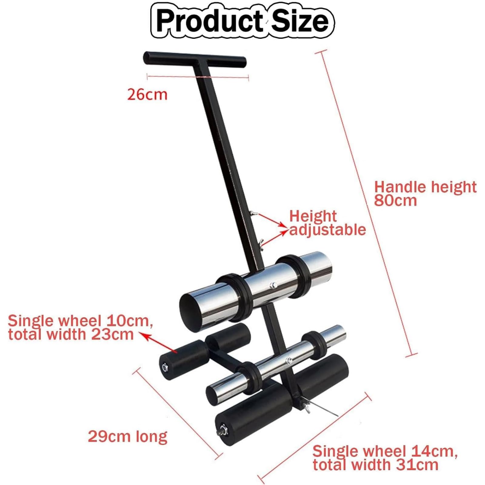 Applicatore manuale per nastro da pavimento, macchina per marcatura linea, spaziatura regolabile 4-28 cm, ideale per palestra, scuola, ospedale, uso commerciale
