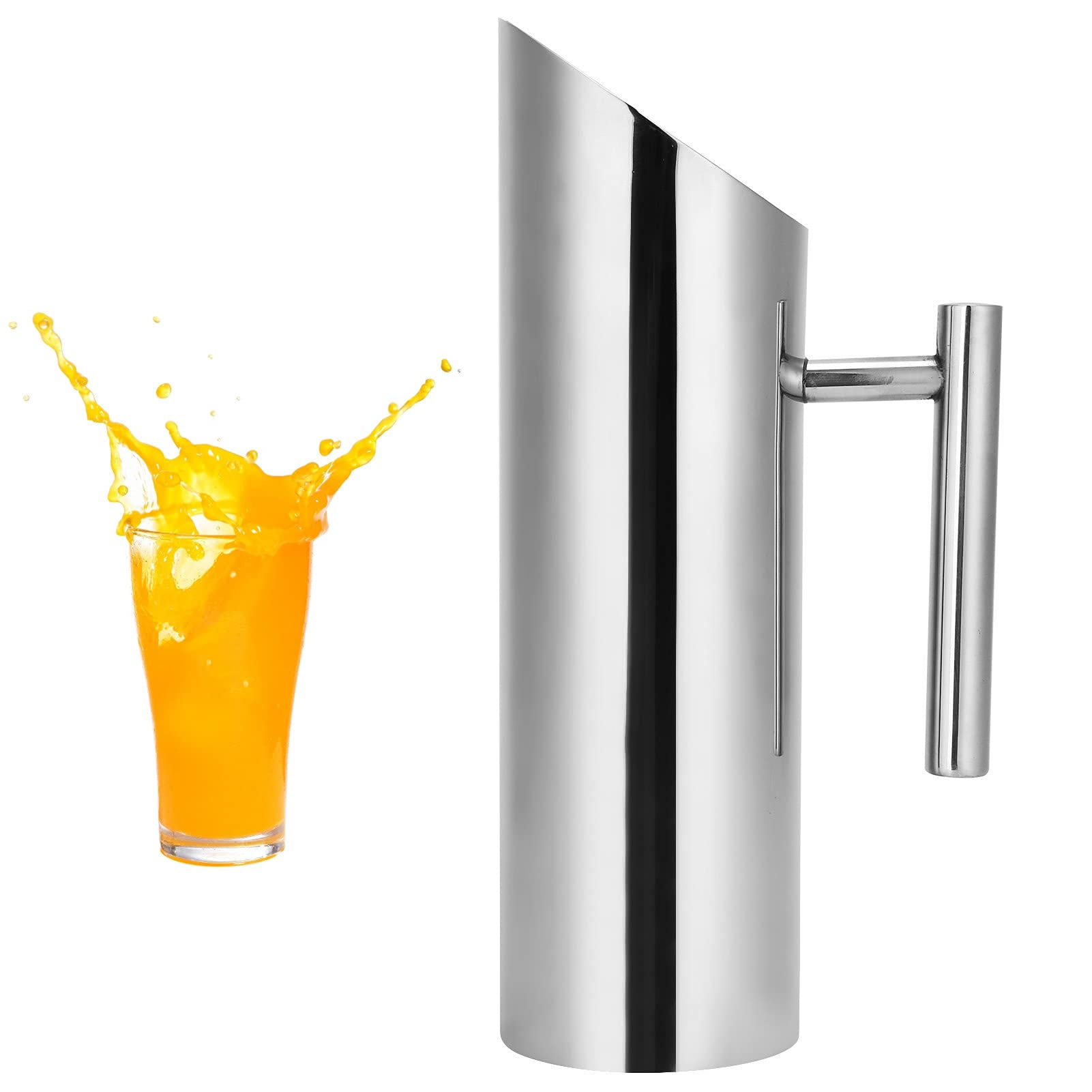 FEIP Tea Pot, Large Capacity Heat Resistant Stainless Steel Anti‑Scalding Water Kettle, for Restaurant Home Hotel Coffee Shop(1.5L)