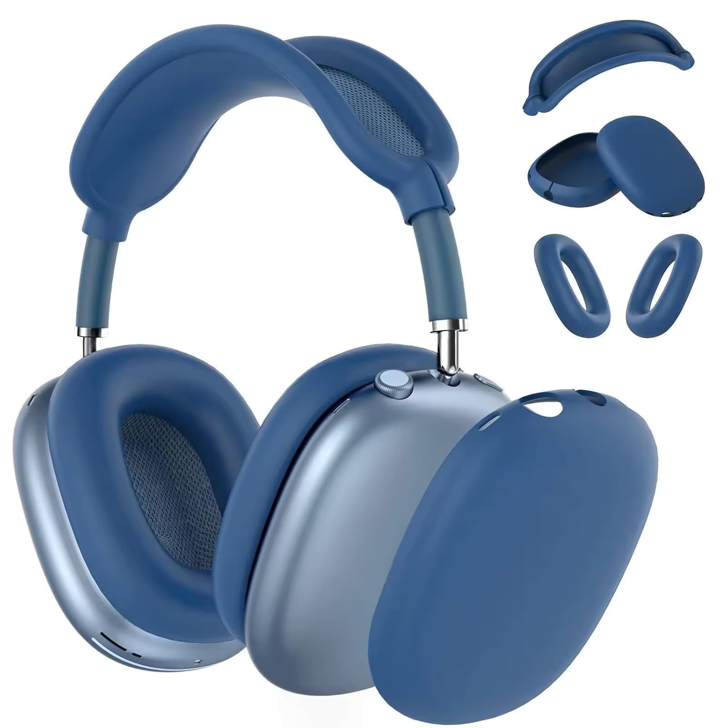 Connexa Silicone Protective Case Compatible with AirPods Max/Max 2 – Complete Headphone Cover Kit with Ear Pad Cushions & Headband Protector | Soft, Shockproof & Anti-Scratch-image-43
