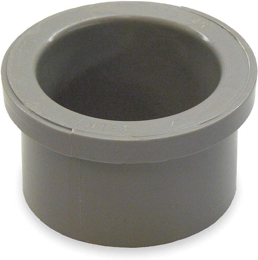 Cantex Box Adapter, PVC, 11/4" Conduit Size, 16/25" Overall Length