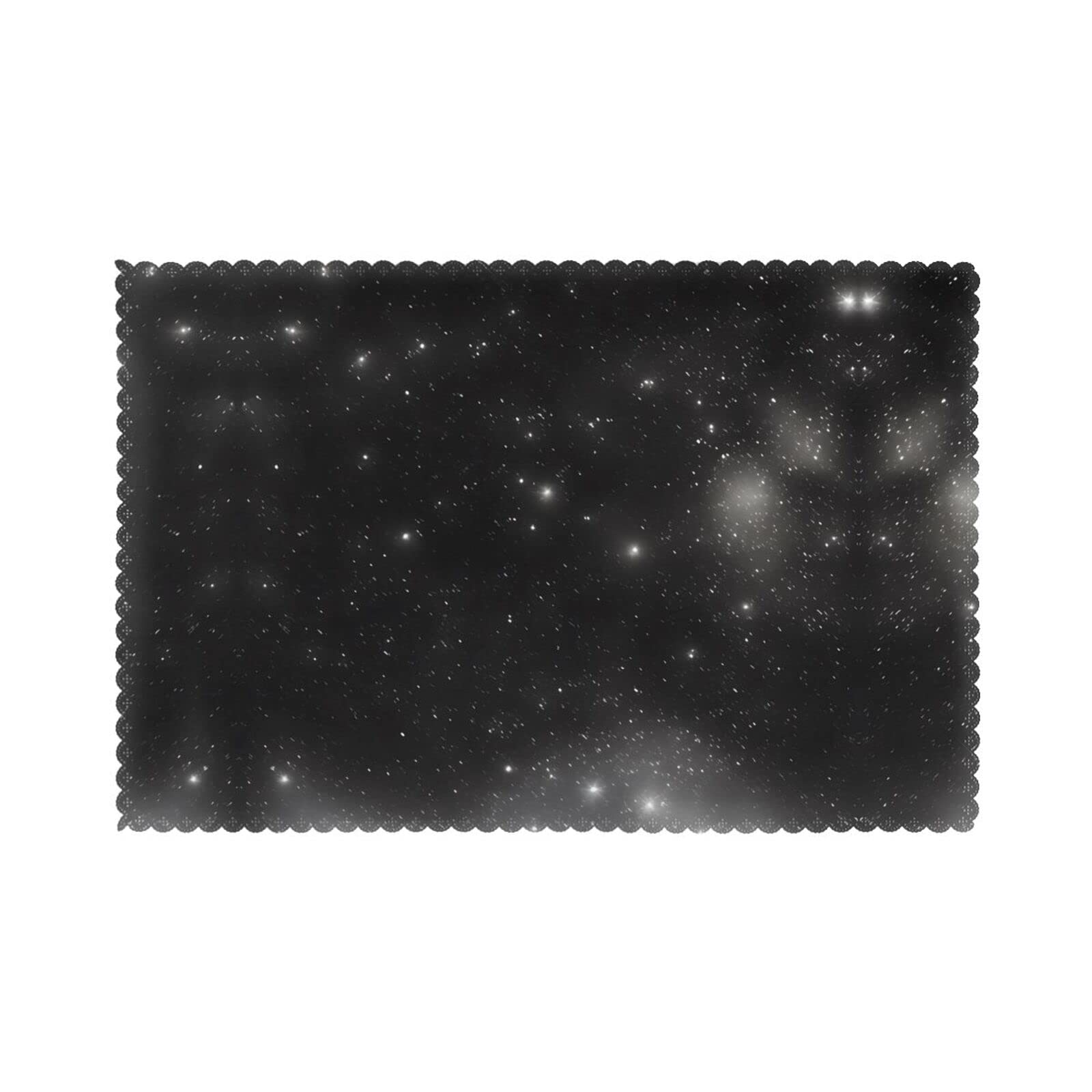 Sets de table galaxie anti tache protégeant de la chaleur pour repas de famille et salons