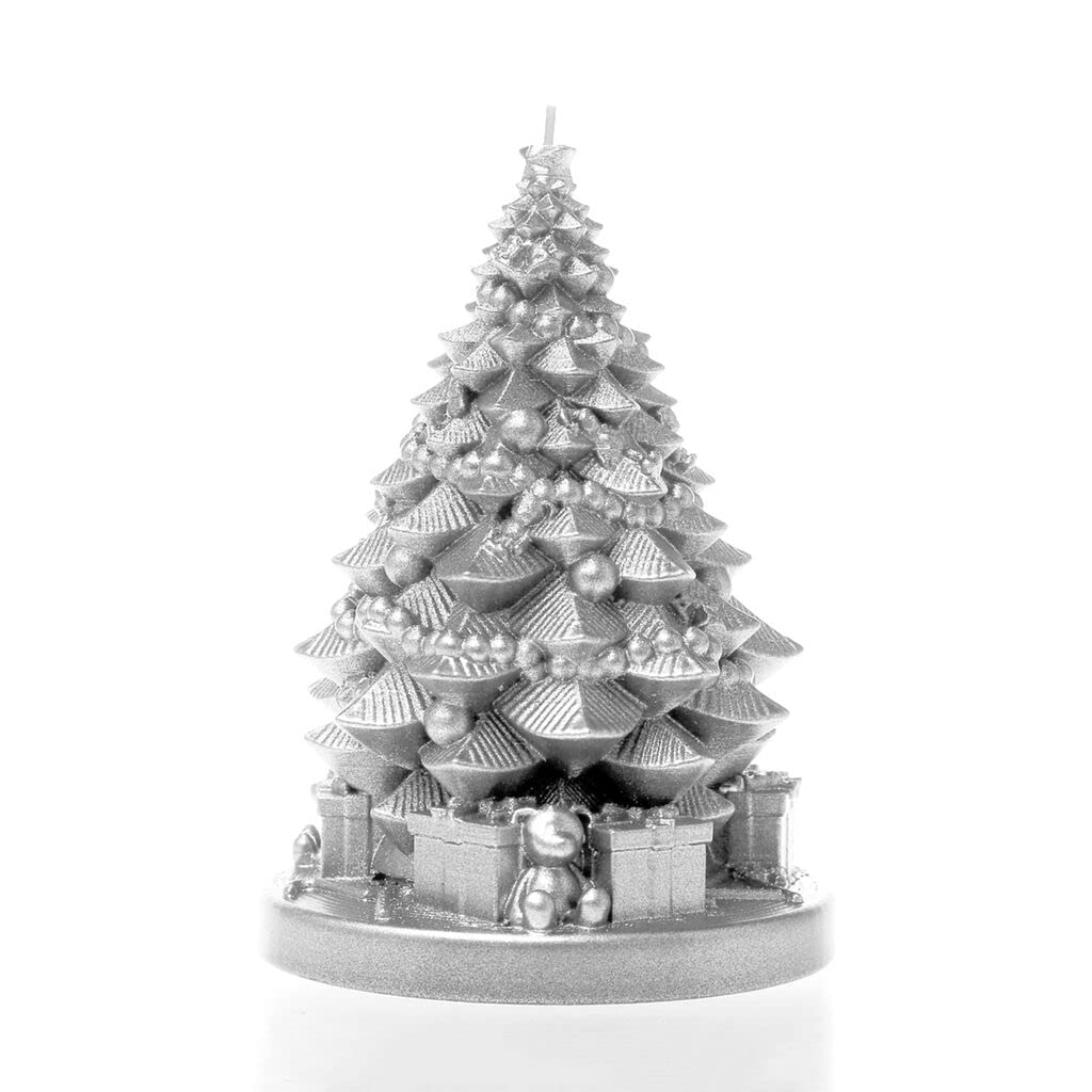 albero di natale con regali - 8 Gartentraum Albero di Natale argentato con regali – candela vegana – Green Christmas : Amazon.it: Casa e cucina