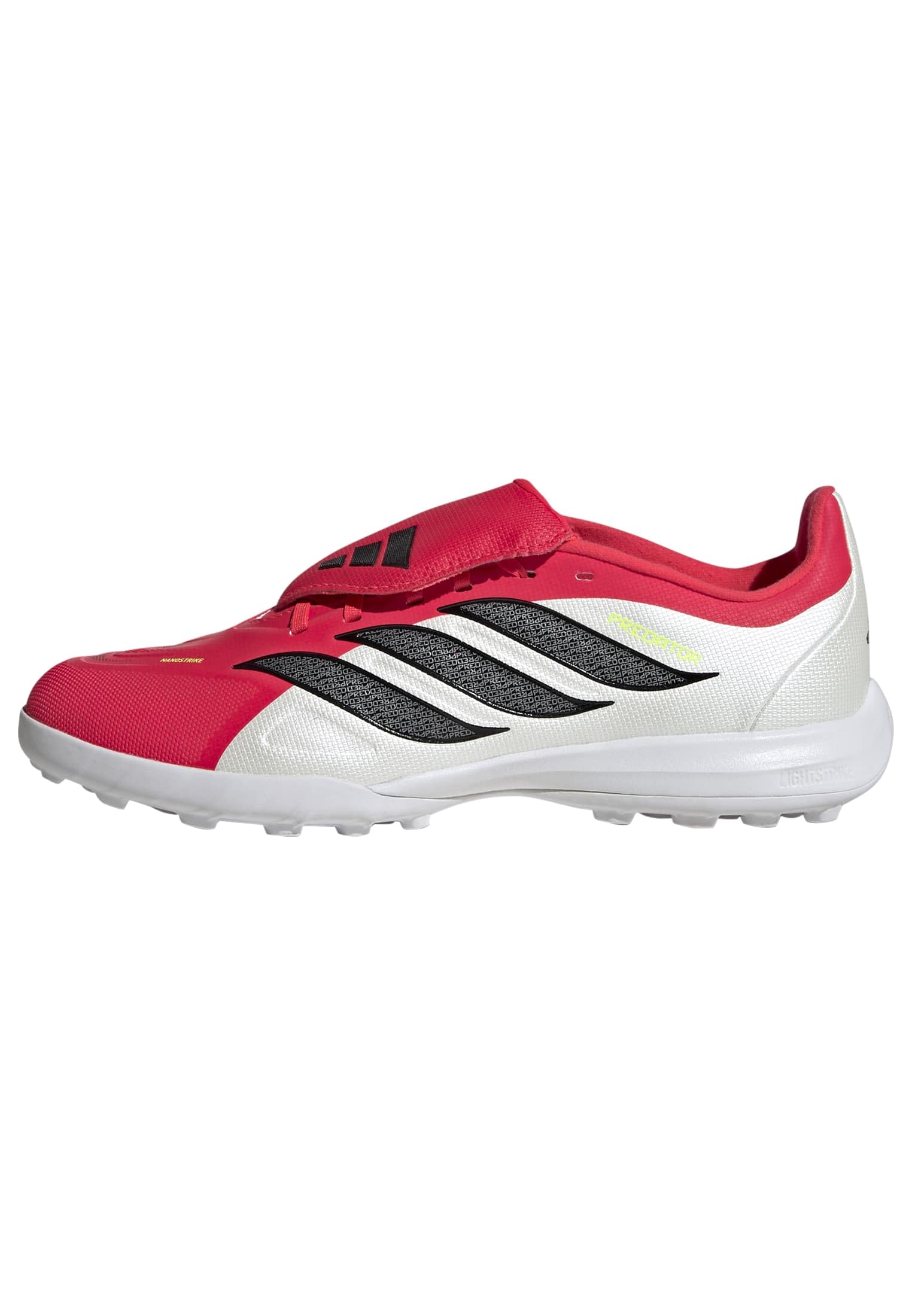 adidas Unisex League Fold-Over Tongue Turf Football Shoes Kids, Lucid red/core Black/FTWR White, 12.5 UK Child