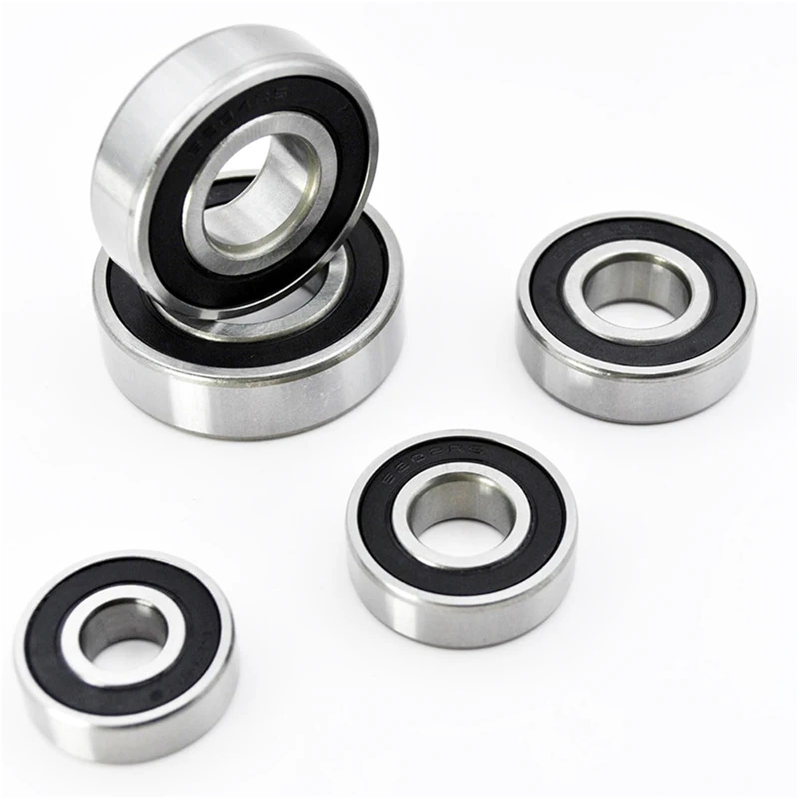 Generisch Compatible avec Les roulements à Billes universels à Gorge Profonde en Acier chromé 2RS RS, Assortis 6000 6001 6002 6003 6004 6005 6200-6206 2 pièces