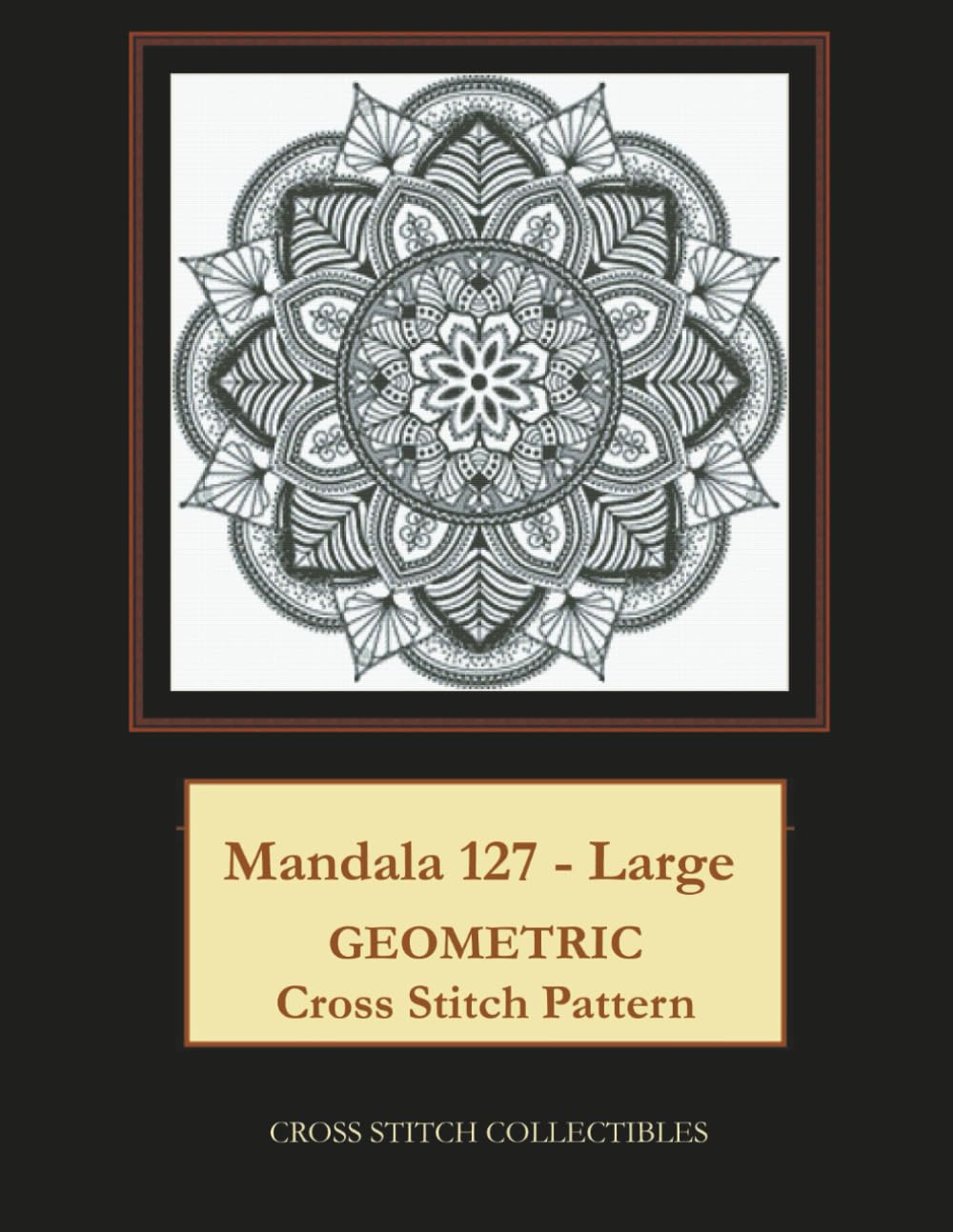 Mandala 127 - Large: Geometric Cross Stitch Pattern