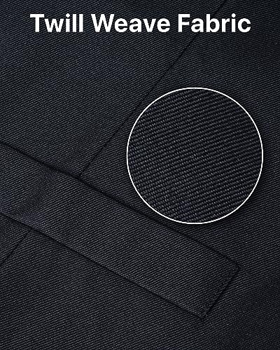 boxed-gifts Umo Lorenzo Black Formal Suit Vest for Men - Elegant Button Up Vest with Adjustable Waist Band3