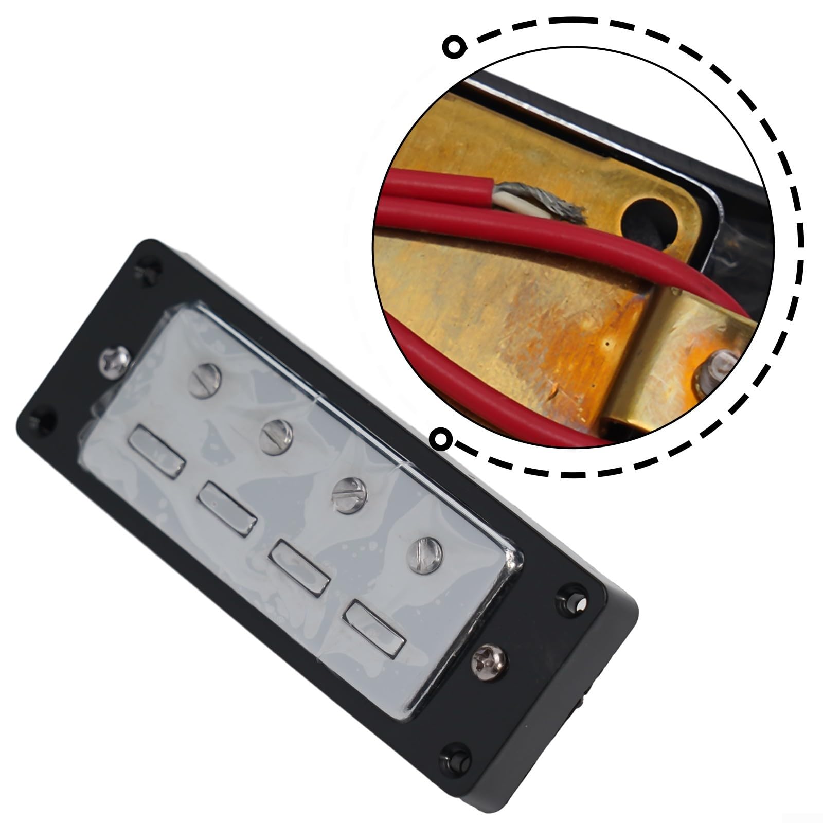 Bass Humbucker zestaw 2-częściowy szyja i mostek 10,9 K Ohm