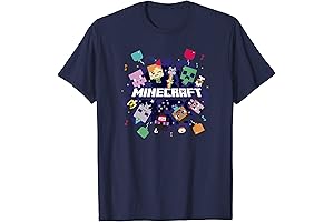 Cute Chibi Mobs Minecraft-Themed T-Shirt for Easter Celebrations