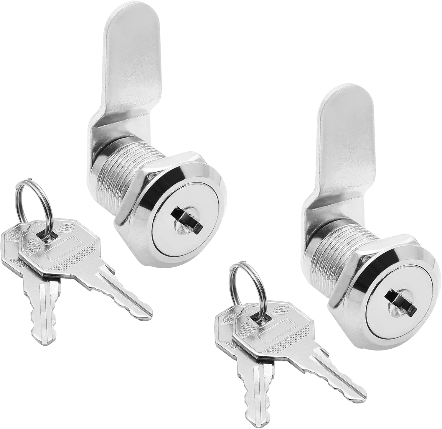Kemcatui 2 Pcs Cam Locks Keyed Alike, 5/8'' / 16mm Lock with