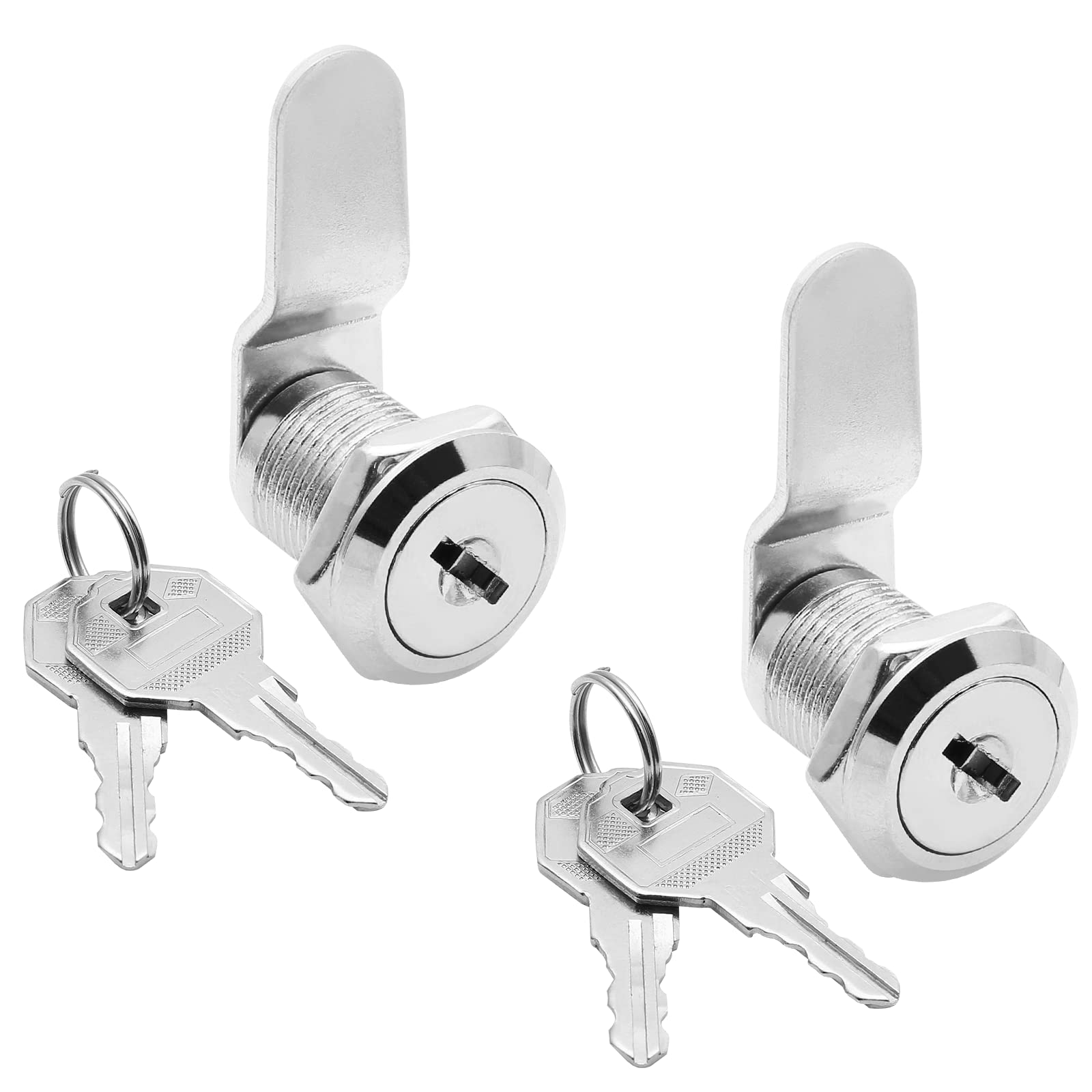 Amazon.co.jp: Kemcatui カムロック2個 鍵付き 5/8インチ / 16mm 