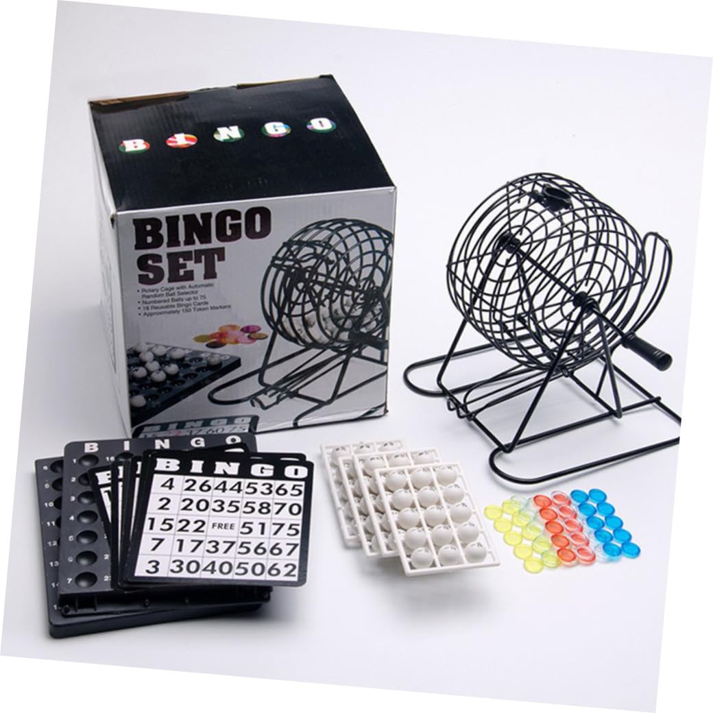 Jeu De Bingo Créatif Machine De Loterie Simulative Interactive pour Familles Activité Éducative Et Amusante pour Garçon Fille Et Parents