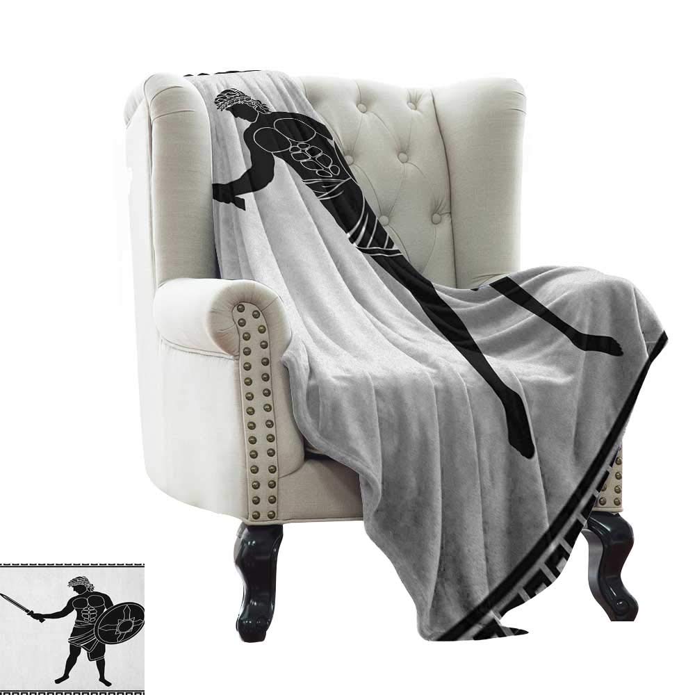 Buy Digital Printing Blanket Toga Party,Ancient Figure Black Silhouette