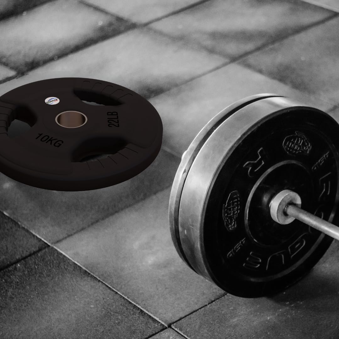 Dischi in ghisa per bilanciere olimpico, 2 Dischi palestra gommati tolleranza +/- 1%, Disco per bilanciere 2-25 kg