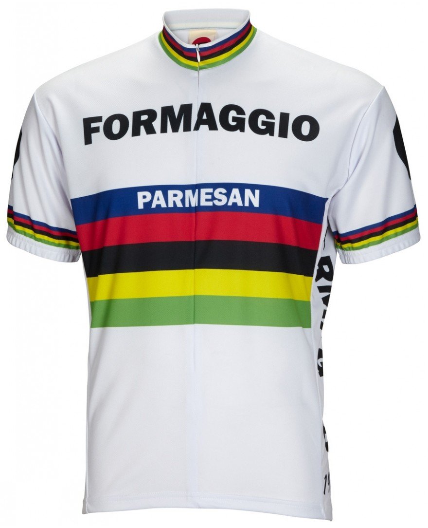 World Jerseys Men's Formaggio 1965 World Champion Cycling Jersey (Medium)