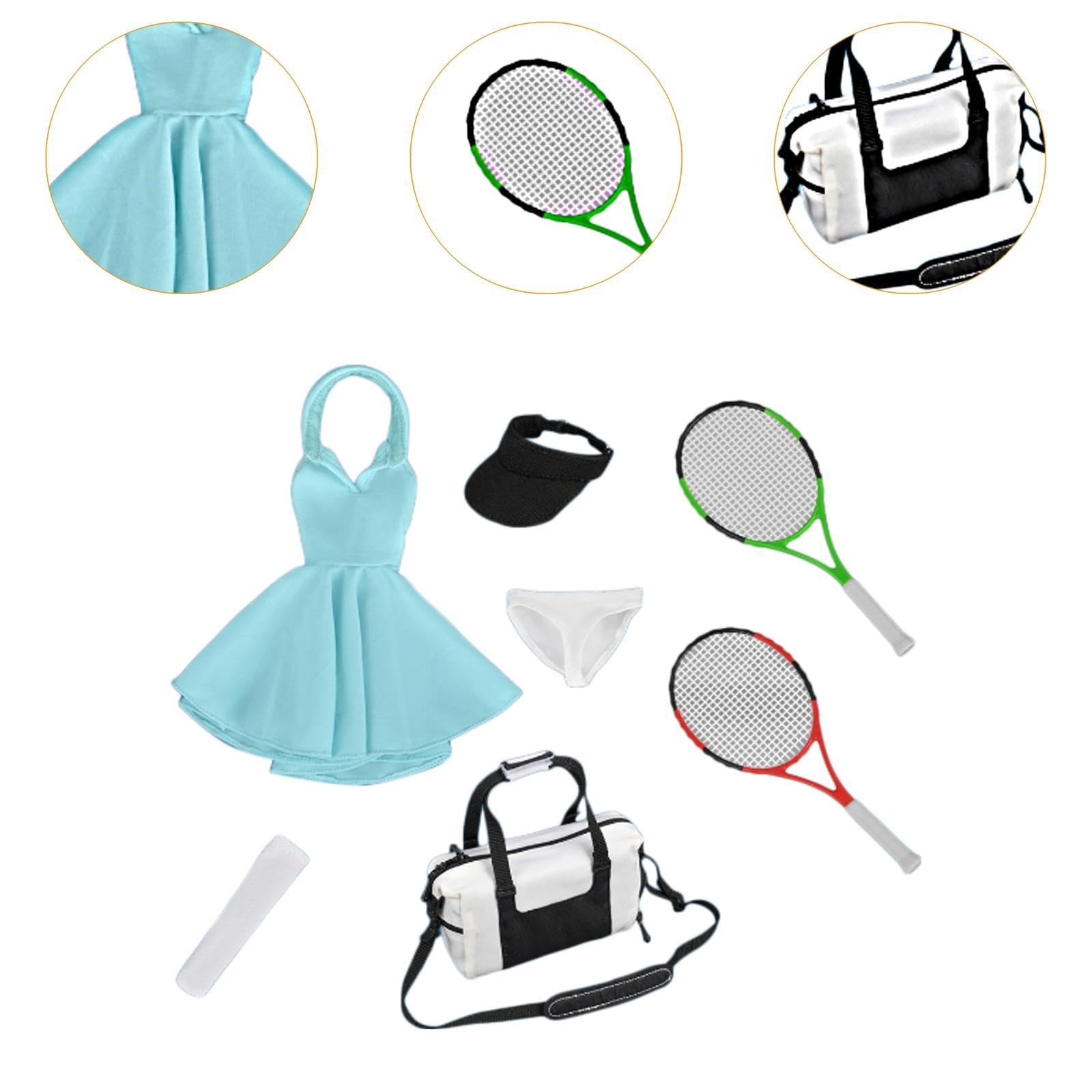 Conjunto Deportivo Tenis Muñeca Escala 1/6