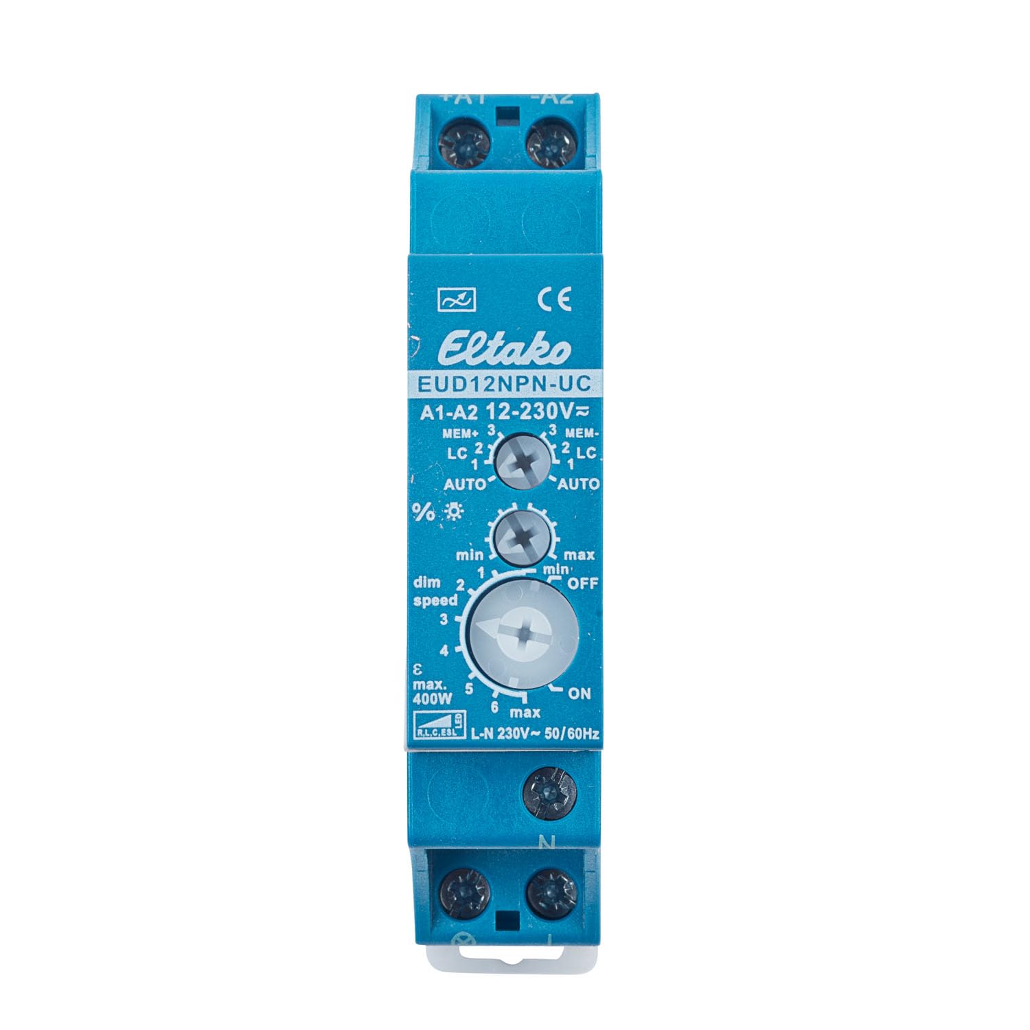 ELTAKO EUD12NPN-UC Universal-Dimmschalter mit Universal-Steuerspannung, Power MOSFET bis 400 Watt Art. 21100806