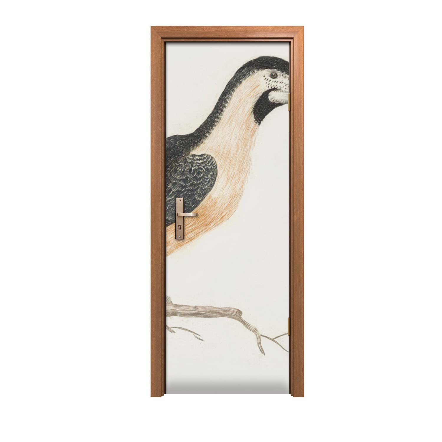 Autocollant de porte pour rénover facilement une porte abîmée 70x200cm