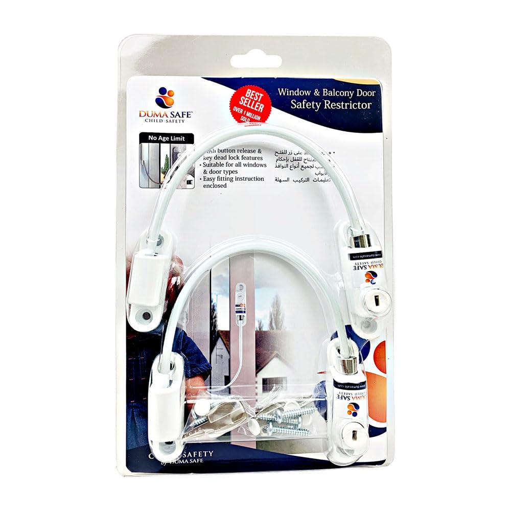 Duma Safe Window & Balcony Lock White