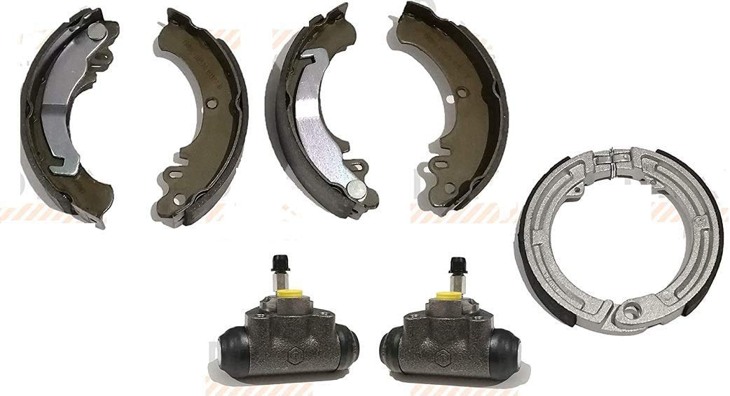KIT GANASCE FRENO 2 CILINDRETTI FRENO ANTERIORE POSTERIORE APE 50 TM P FL FL2 TUTTI