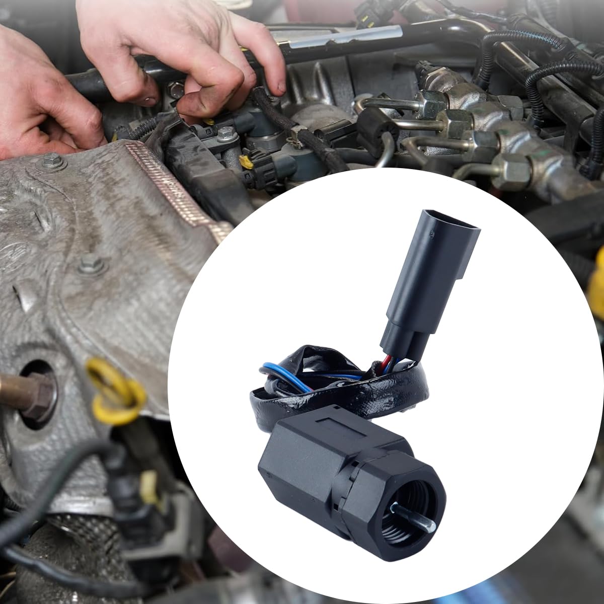 Ausi Sensore di velocità della trasmissione n. 98AB9E731BA adatto per FORD Focus 1.8 TDCi 2001-2004 Sensore di velocità del cambio dell'auto