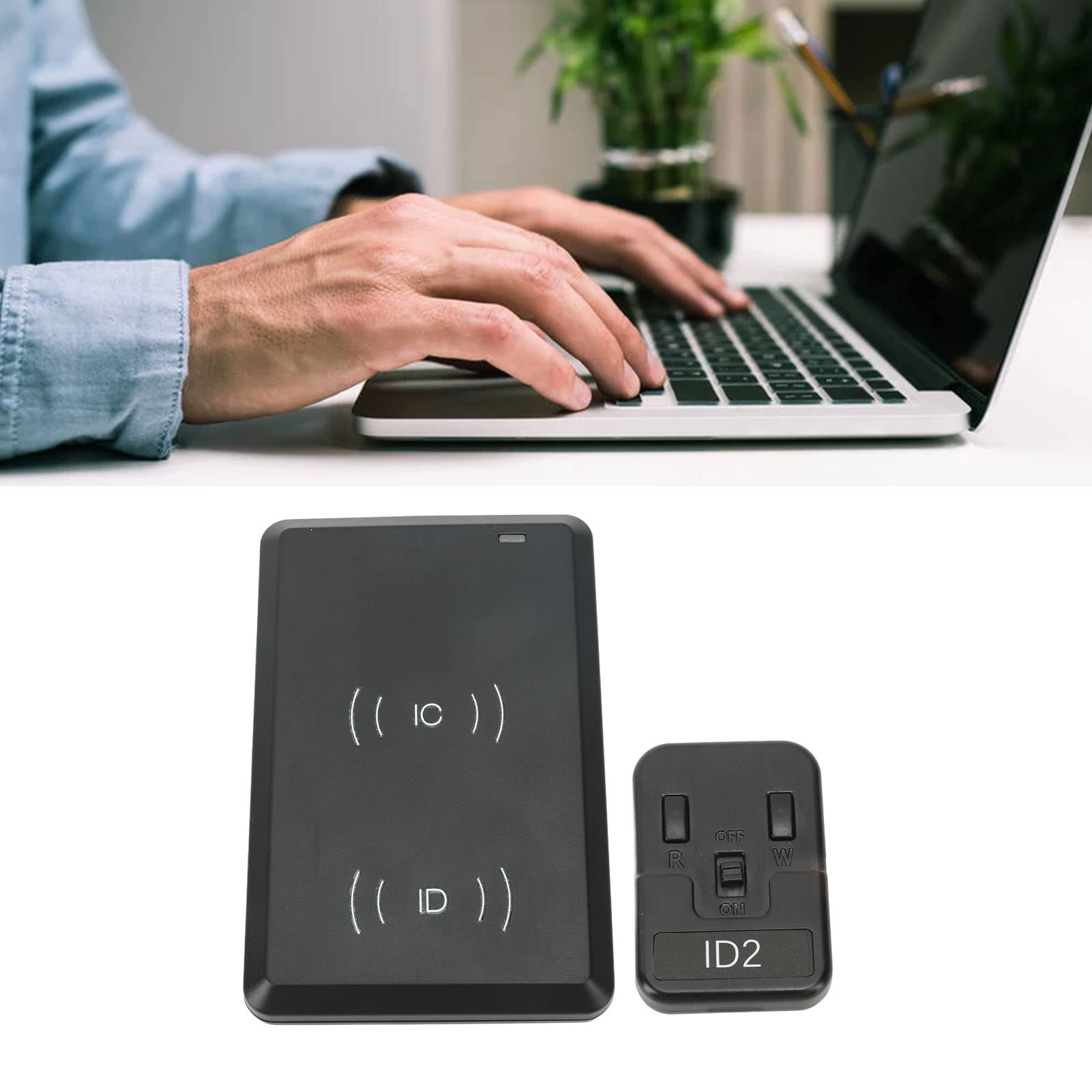 ID IC Card Copier NFC Reader & Writer, 25KHz Card Duplicator, USB Carte Programmer, Copier FOB Key Withing, Lecteur de Carte IC pour Une Copie et Une Programmation Faciles