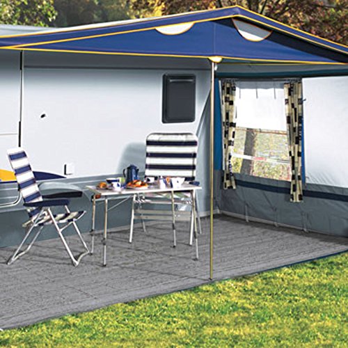 ARISOL Tapis pour auvent 250 x 500 avec 4 x Tapis