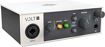 Universal Audio Volt 1 USB Recording Studio Audio Interface
