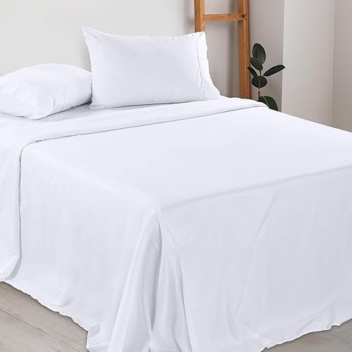 Utopia Bedding Juego de sábanas de 4 piezas, microfibra cepillada, resistente al encogimiento y a la decoloración, fácil cuidado (Queen, estampado