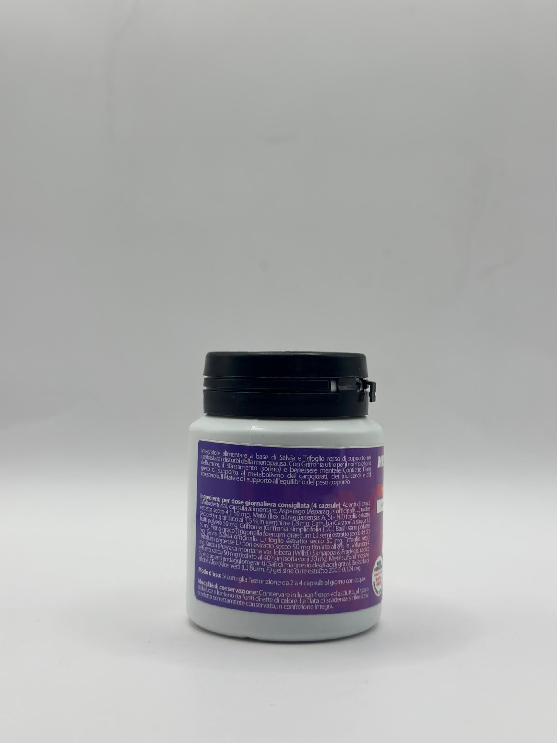 Menopausa Peso Integratore Donna 120 Compresse – Dimagrante e Drenante Forte – Pancia Piatta, Metabolismo e Benessere in Menopausa - Trifoglio Rosso e Salvia
