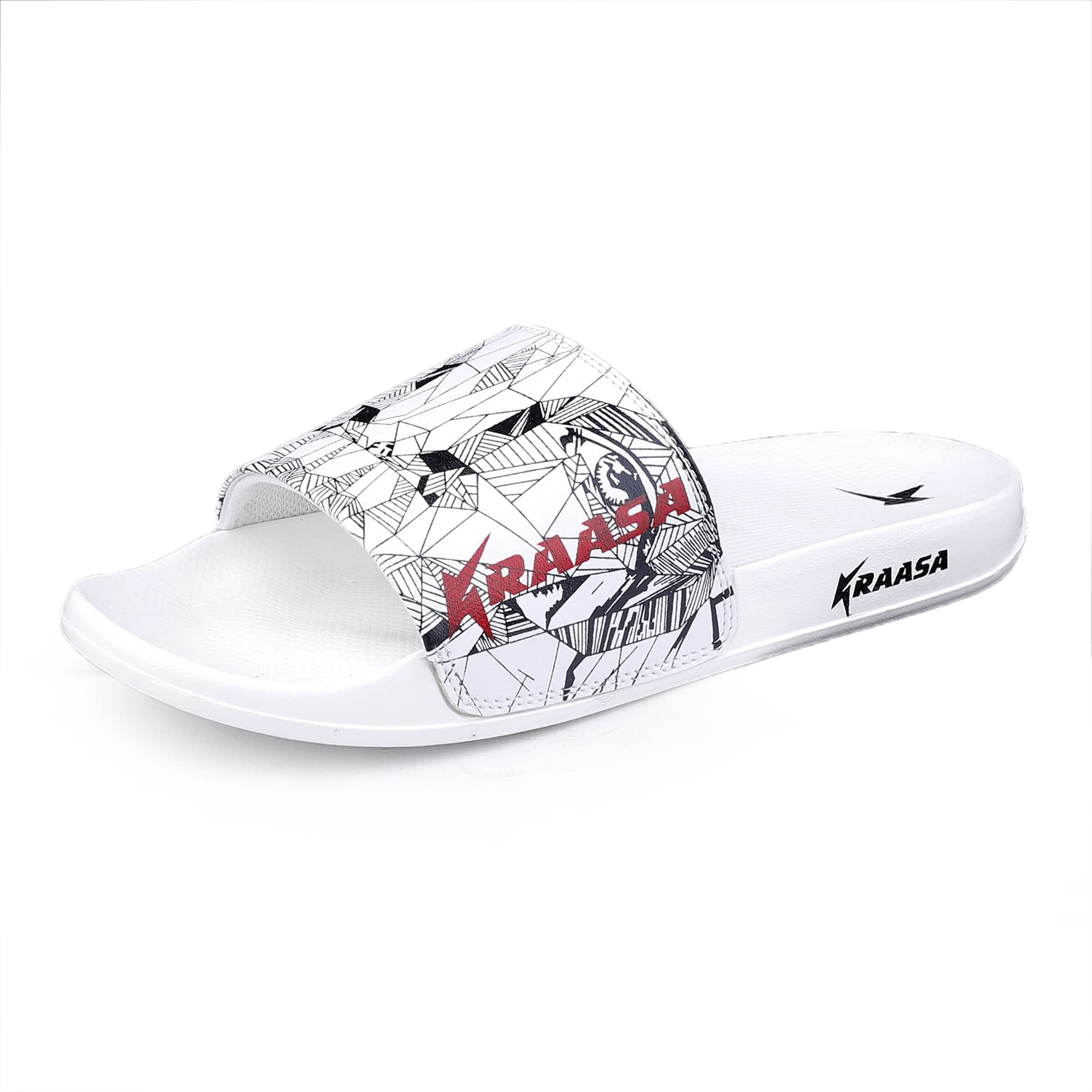 Kraasa Latest Comfort EVA Flip Flops, Colors Mens Hawaii Slippers, Colorful Printed Slides White UK 11 (B0B2RBN885) Amazon Price History, Amazon Price Tracker