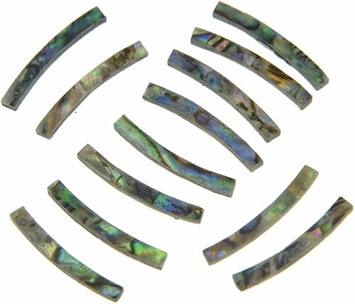 Miniatura 5 de dopro ukelele rosetón Paua Abalone sólido tiras curvadas ukelele incrustaciones de agujero de sonido