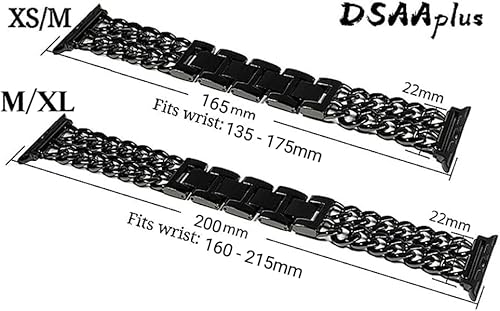 Miniatura 9 de DSAAplus Compatible con Apple Watch Band de 1.496 pulgadas, 1.575 pulgadas, 1.614 pulgadas, 1.654 pulgadas, 1.732 pulgadas, 1.772 pulgadas, Ultra