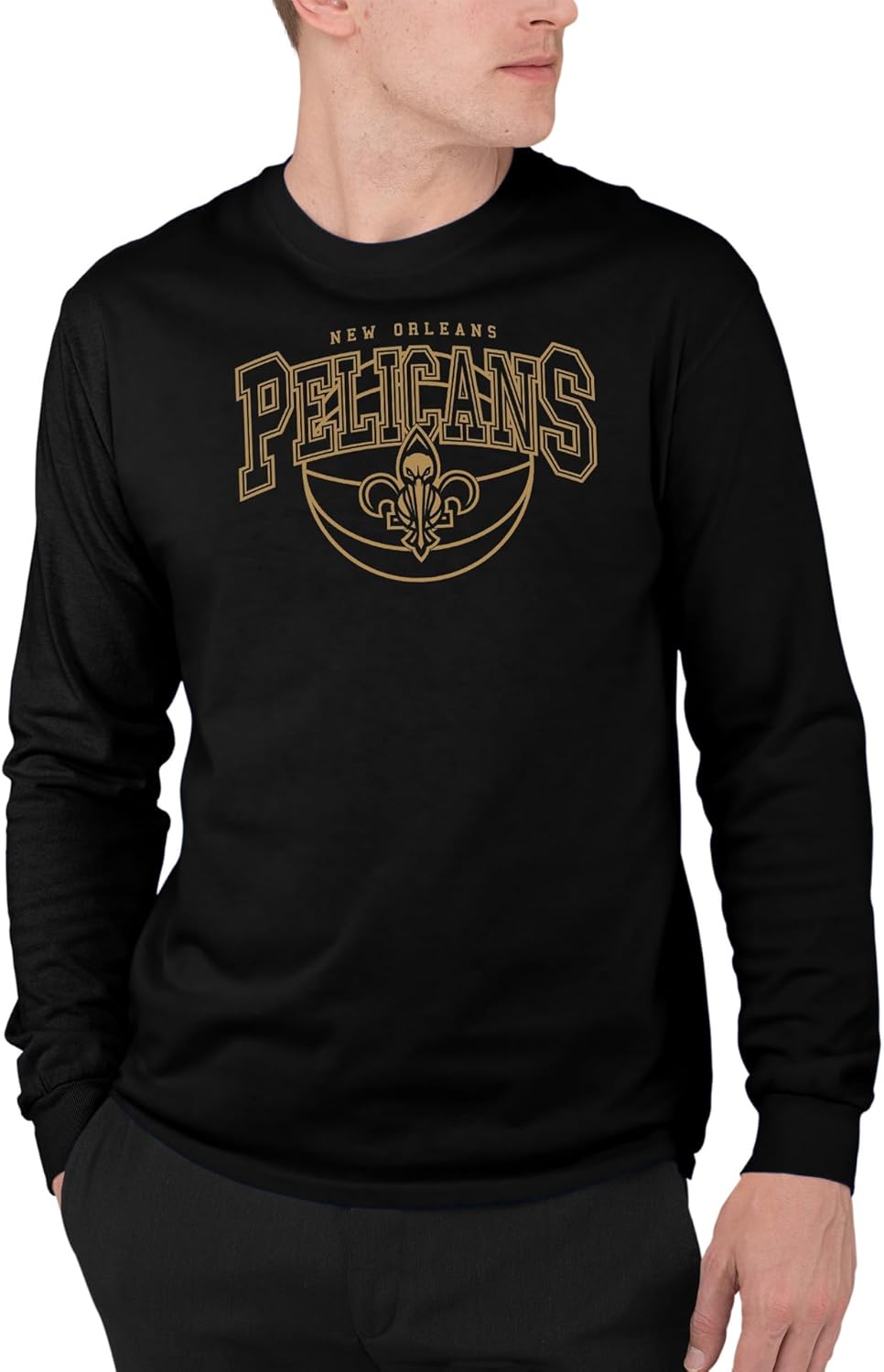 Junk Food NBA - Monochromatic Arch - Officially Licensed Adult Long Sleeve Fan Tee for Men and Women