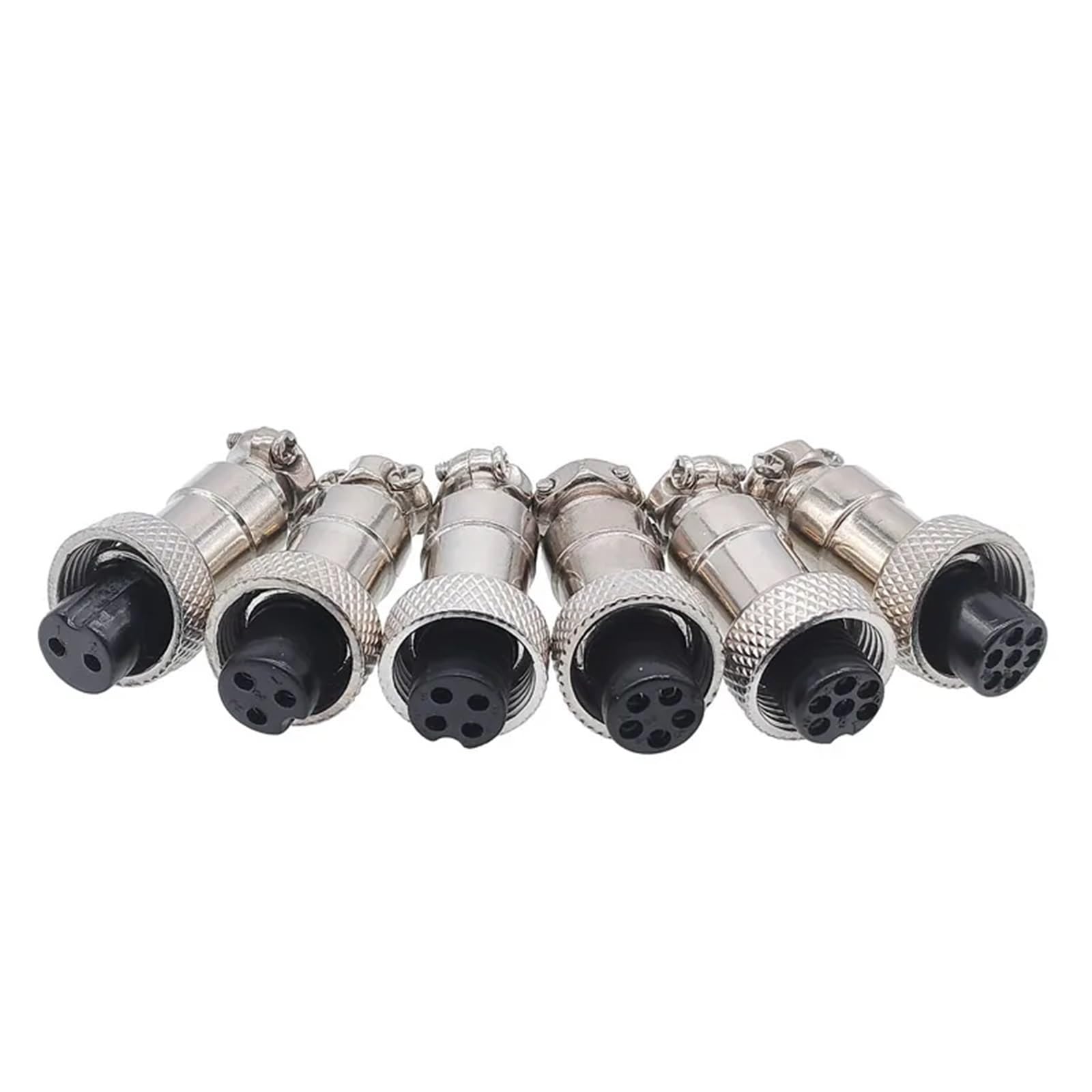 5 szt. GX12 złącze kwadratowy kołnierz 2pin3pin4pin5pin6pin7pin średnica 12mm Push-pull okrągły szybki (5-pinowy)