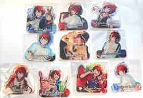 新品★あんスタ★Knights【朱桜司】ピカピカゴールドアクリルキーホルダー 新品☆あんスタ☆Knights【朱桜司】ピカピカゴールドアクリル
