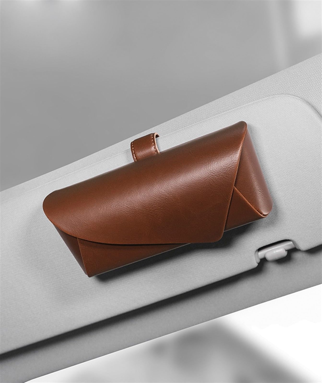 WITTSY Brillenetui Auto Visier Brille Lagerung Fall Auto Sonnenbrille Clip Halter Box Für Nissan Für Tiida (Color : A)