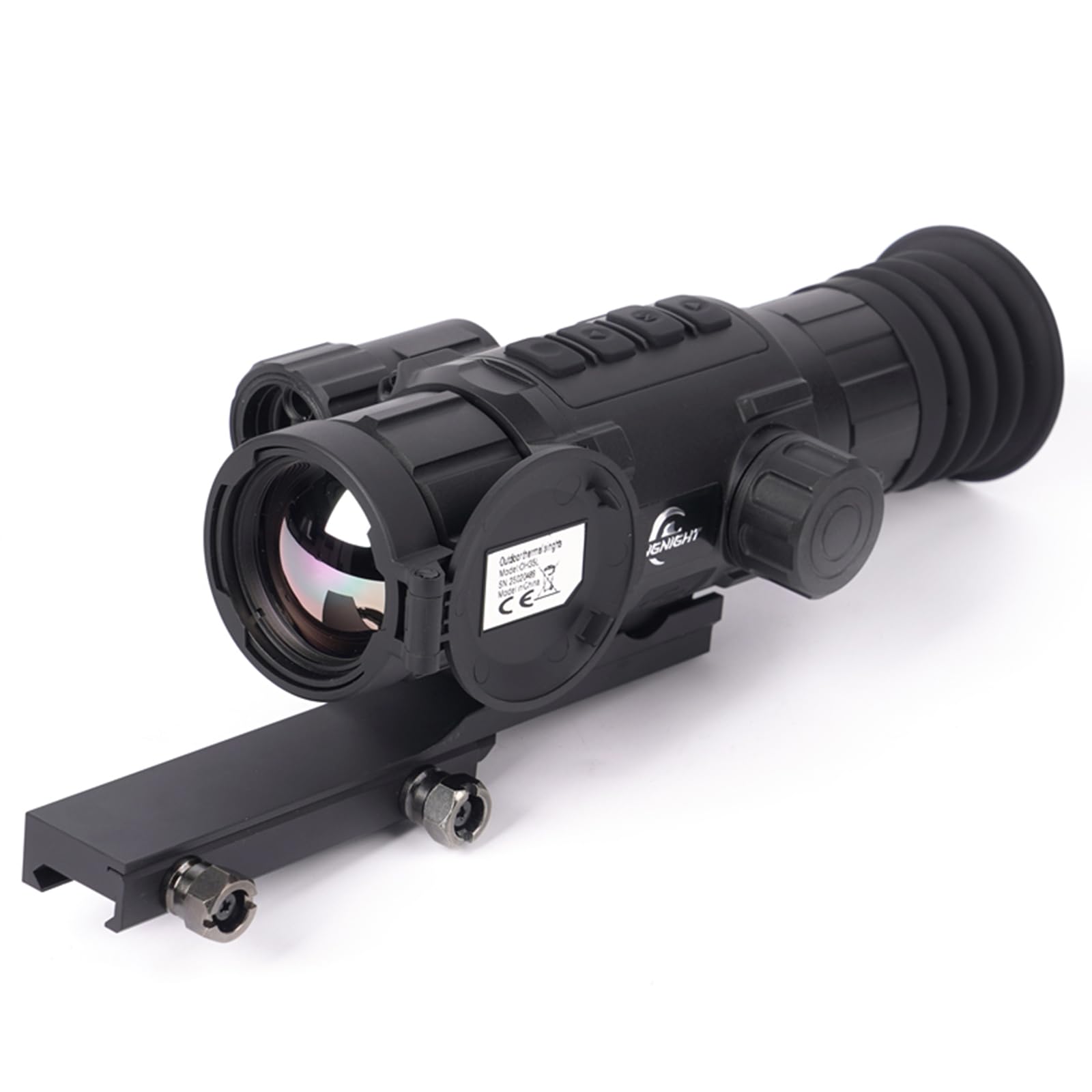 KINGNIGHT Orion OH35L Thermal Scope with Range Finder, 384x288 12um Thermal Imaging Scope with Ballistic Calculator, Precision Thermal Rifle Scope for Long Range Hunting