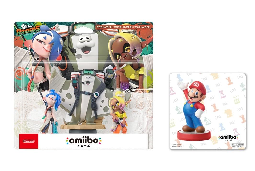 Amazon.co.jp: amiibo すりみ連合セット[フウカ【レイダース】/ウツホ