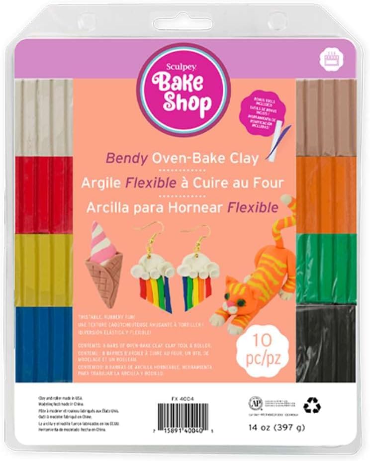 Polyform Sculpey Clay Activity Kit Bake and Bend