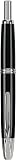 PILOT Vanishing Point Collection Refillable & Retractable Fountain Pen, Black Barrel with Rhodium Accents, Blue Ink, Broad Nib (60342) – view 5
