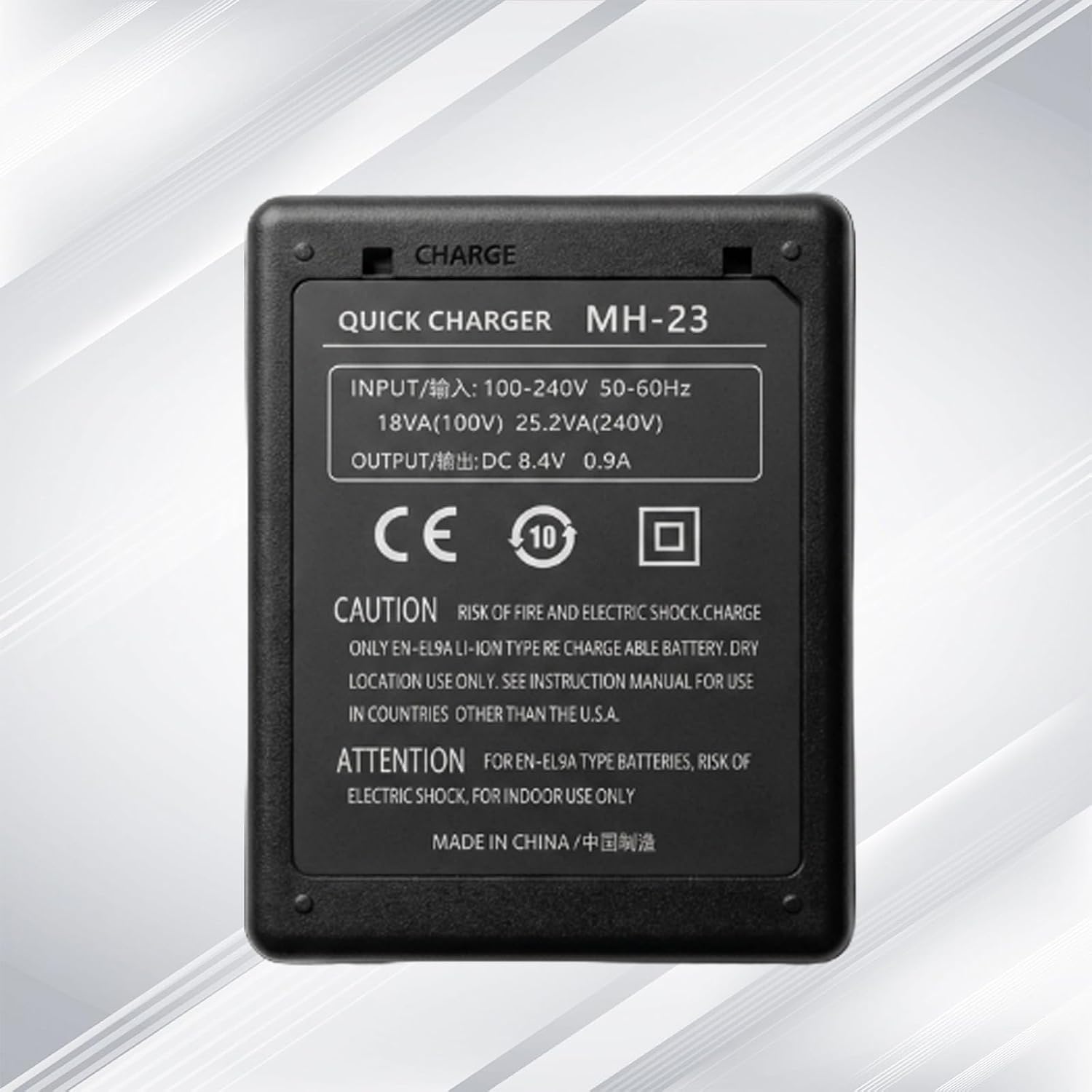 MH-23 EN-EL9 EN-EL9a Quick Battery Charger Compatible with Nikon D40 D40X D60 D3000 D5000 Digital SLR Cameras