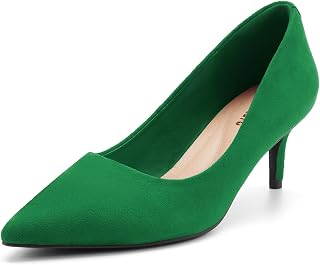 Women's Pointed Toe Comfortable Stiletto Heels Closed Toe Dress Pumps Shoes for Wedding Work Office Business 2 1/2 inch